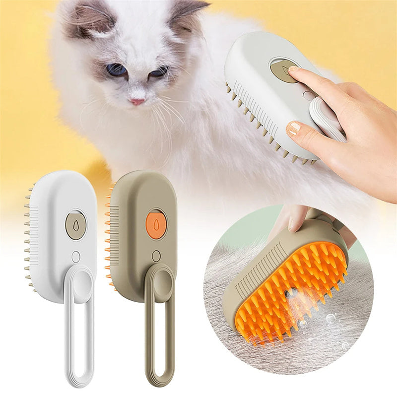 FurEverSmart Cat & Dog Steam Grooming Brush