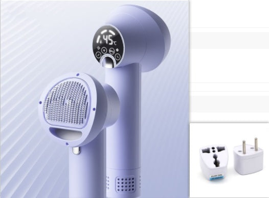 FurEverSmart Smart Pet Hair Dryer with Comb – Silent Blow Dryer for Dogs Cats, Quick Safe Groom