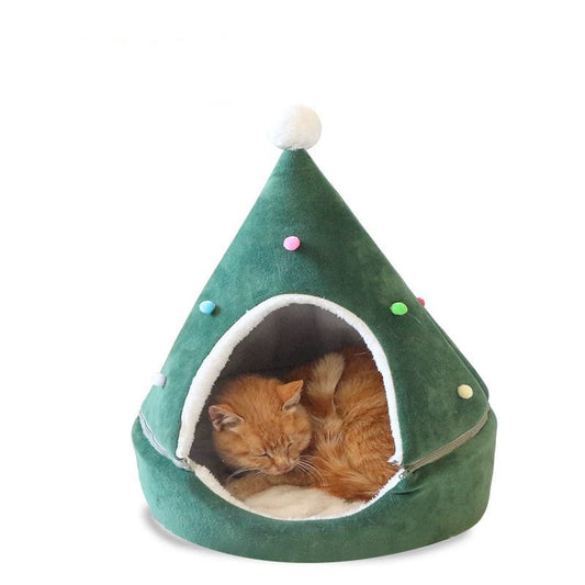 FurEverSmart Christmas Tree Cat/Dog Bed