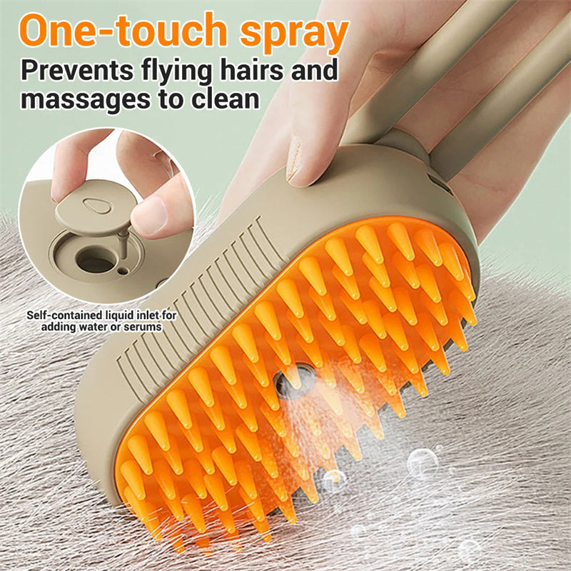 FurEverSmart Cat & Dog Steam Grooming Brush
