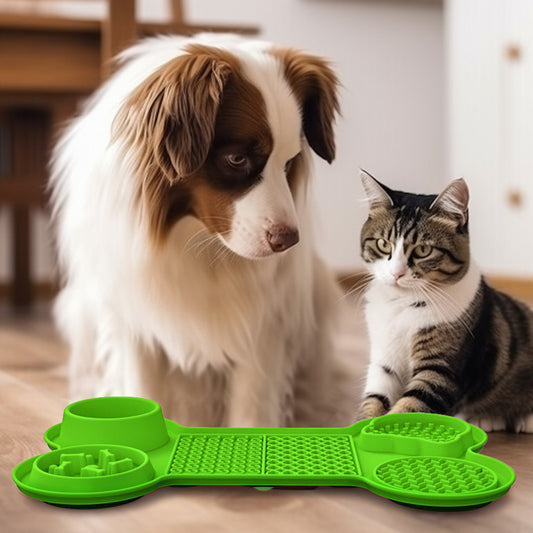 FurEverSmart Slow Feed Silicone Pet Lick Mat