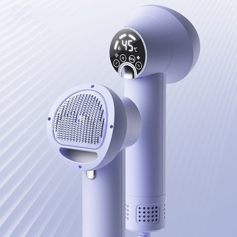 FurEverSmart Smart Pet Hair Dryer with Comb – Silent Blow Dryer for Dogs Cats, Quick Safe Groom