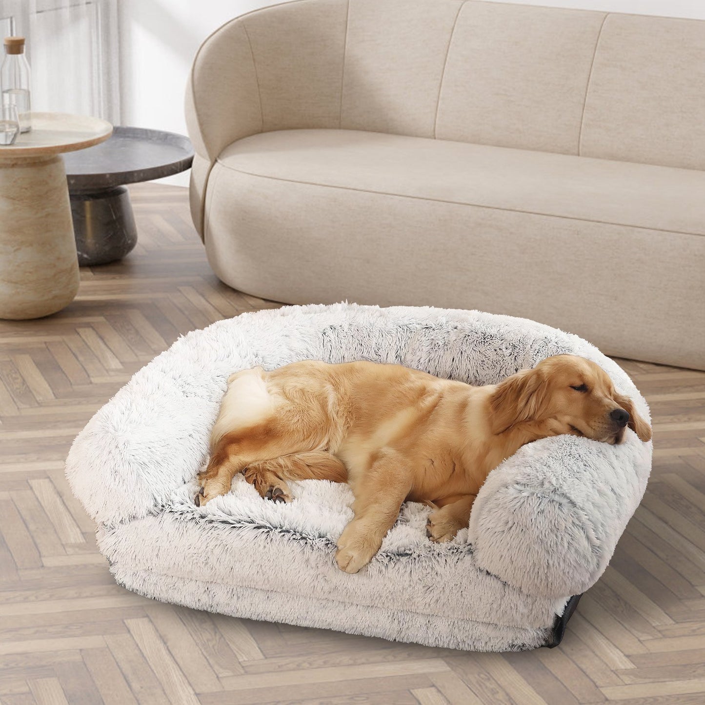 FurEverSmart Human-Size Dog Bed with Pillow