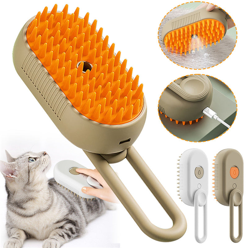 FurEverSmart Cat & Dog Steam Grooming Brush