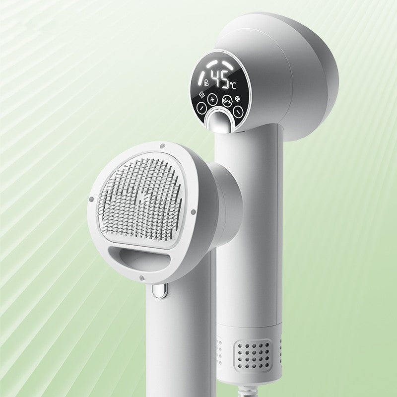 FurEverSmart Smart Pet Hair Dryer with Comb – Silent Blow Dryer for Dogs Cats, Quick Safe Groom