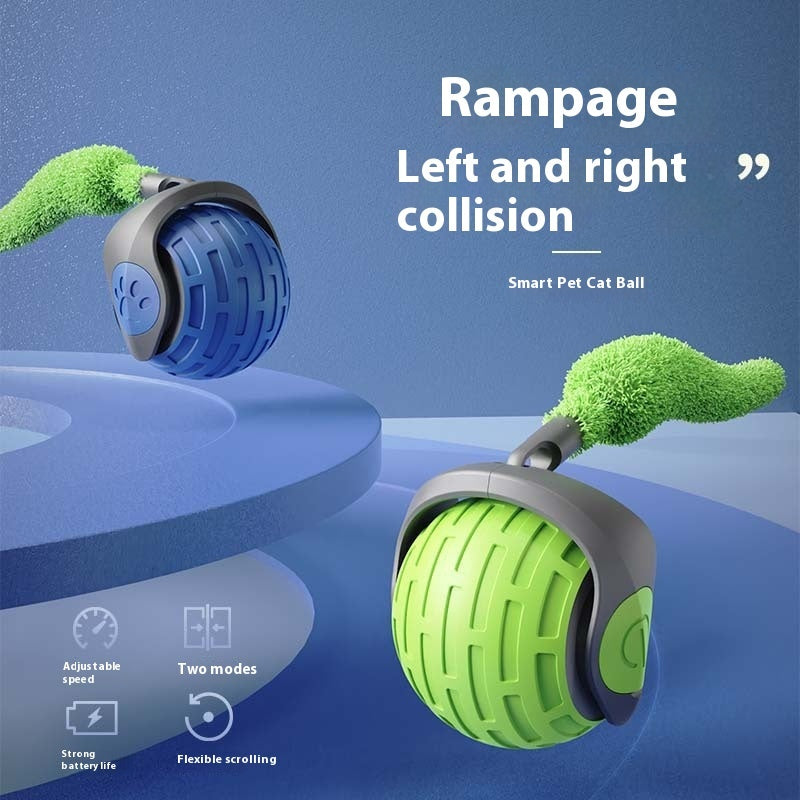 FurEverSmart Interactive Cat Rolling Ball USB